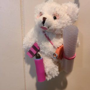 Om" no she didn't!  Lulu, the Yoga Teddy